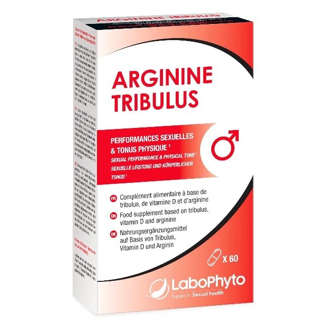 Labophyto Capsule ARGININE TRIBULUS pentru erecție libidou și virilitate 60 capsule