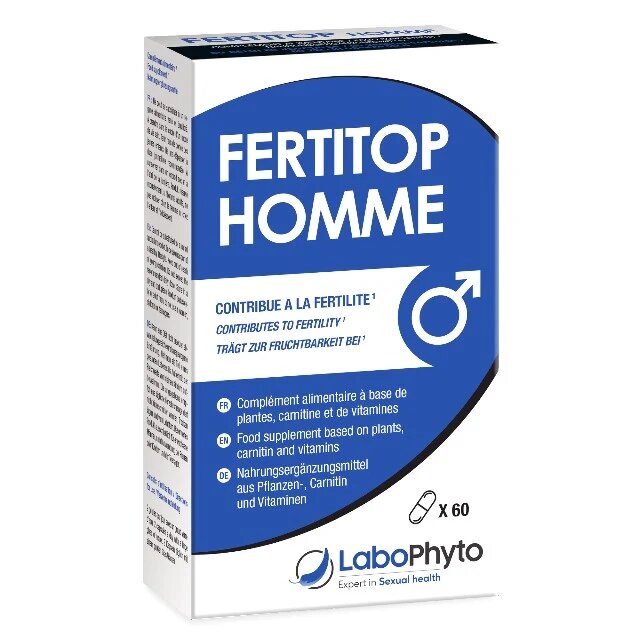 Labophyto Capsule FertiTop HOMME pentru fertilitatea bărbaților 60 buc