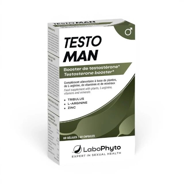 Labophyto Capsule TESTOMAN Testosterone pentru erectii puternice si cresterea nivelului de testosteron 60 capsule