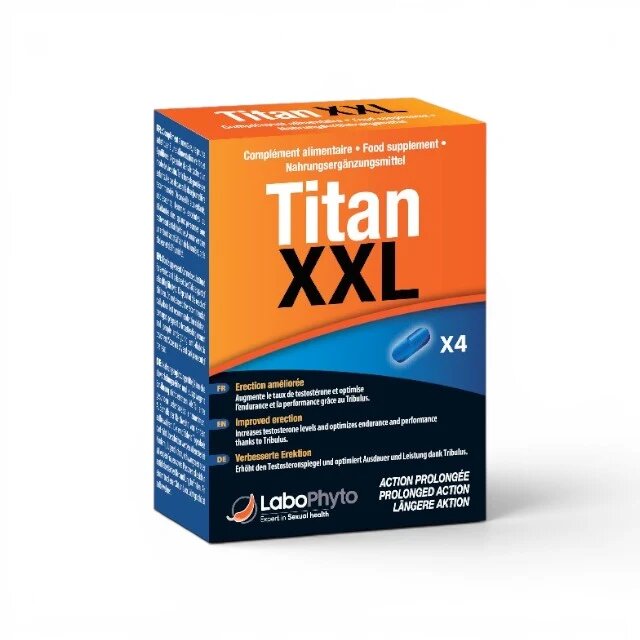 Labophyto Capsule TITAN XXL erecție puternică și stimulare dorintă 4 capsule
