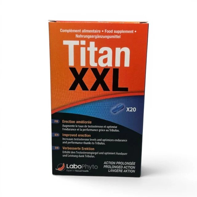 Labophyto Capsule TITAN XXL erecție puternică stimulare libidou și dorință sexuală20 capsule
