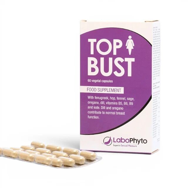 Labophyto Capsule TOPBUST pentru fermitate sâni 60 capsule