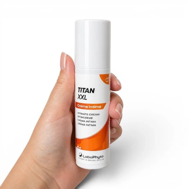 Labophyto Cremă Titan XXL susține mărirea penisului și îmbunătățirea erecției 60 ml