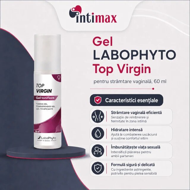Labophyto Gel TOPVIRGIN pentru stramtare vaginala 60 ml