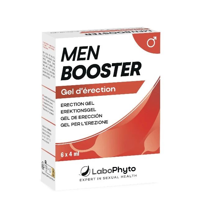 Labophyto Plicuri gel MEN BOOSTER pentru erecție puternică 6 buc x 4 ml
