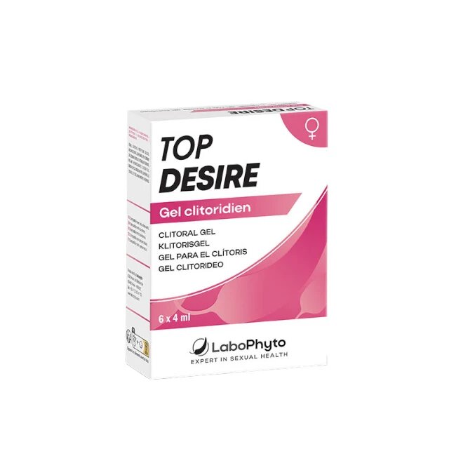 Labophyto Plicuri gel Top Desire pentru stimulare și orgasm intens acțiune rapidă 6 x 4 ml
