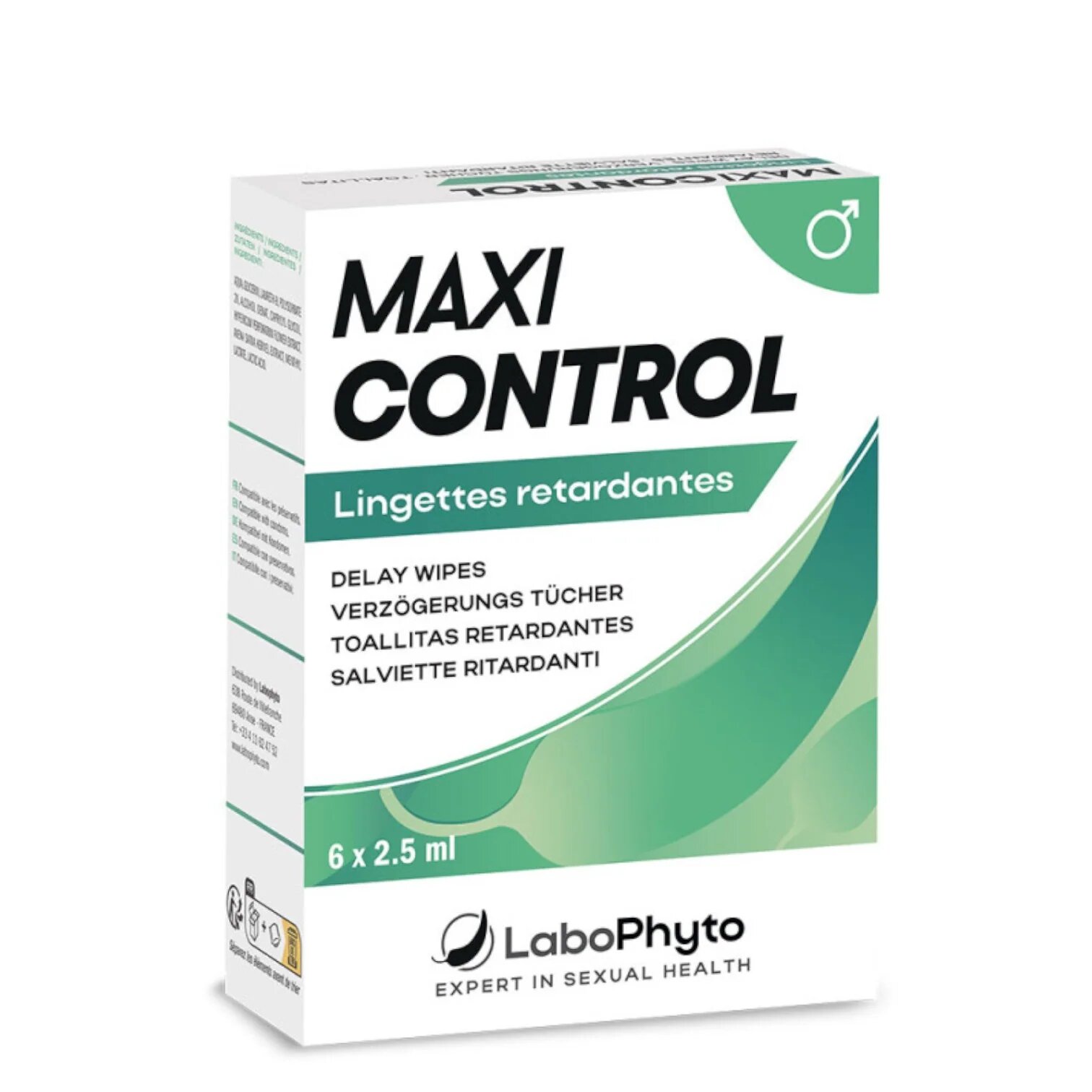 Labophyto Servetele MAXI CONTROL anti ejaculare precoce 6 buc