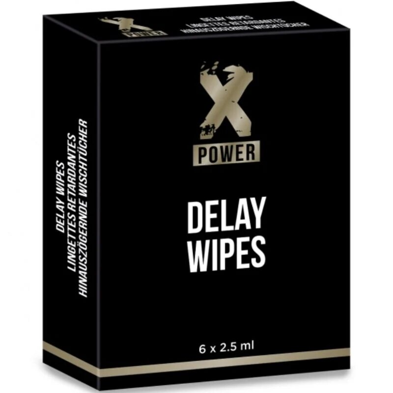Labophyto Servetele premium Delay Xpower pentru intarziere ejaculare 6 buc