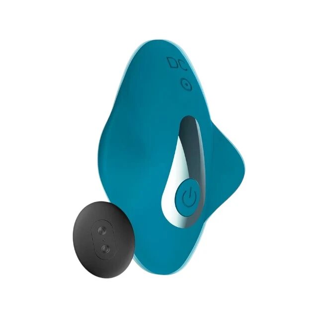 LATE TO BED Vibrator pentru chilot Ferty Panty Stimulator pentru stimularea clitorisului control prin telecomandă cu 10 funcții de vibrație albastru