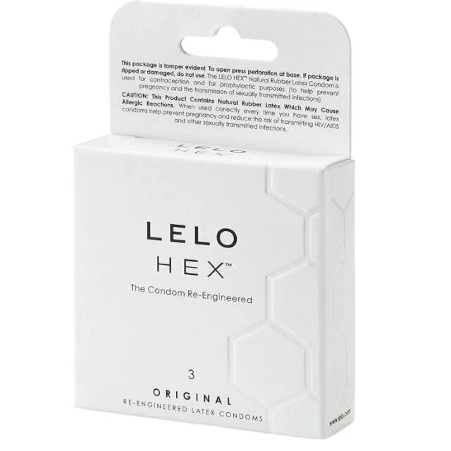 LELO Prezervative - Hex lubrifiate si rezistente 54 mm
