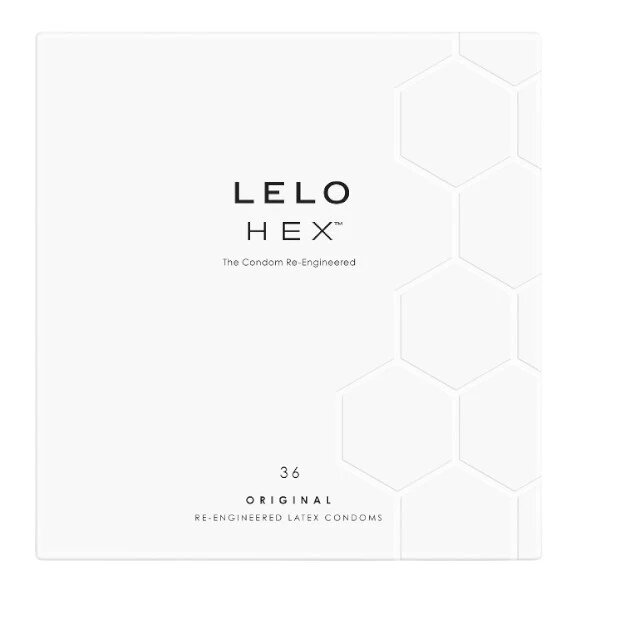LELO Prezervative - HEX REENGINEERED lubrifiante si rezistente 54 mm 1 cutie x 36 buc