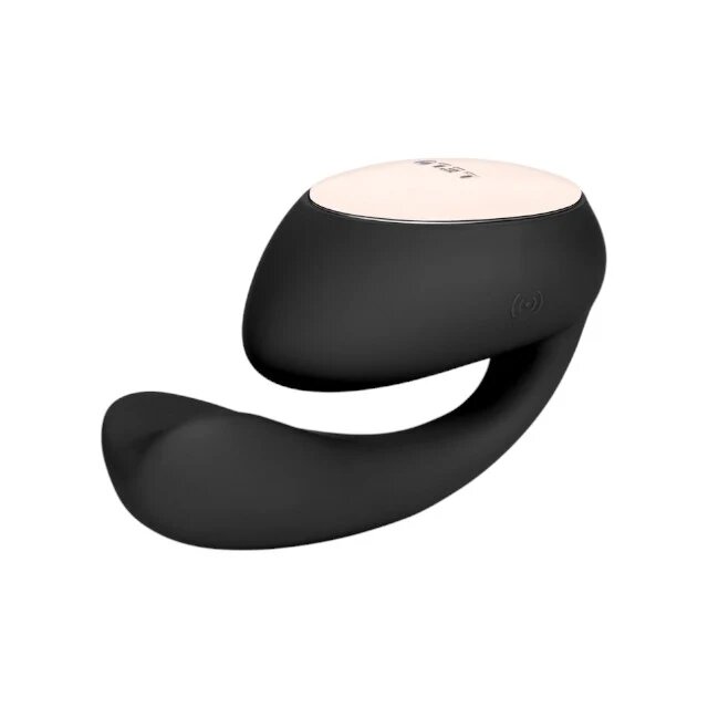 LELO Vibrator dublu IDA WAVE pentru clitoris și punctul G control prin aplicație funcție de rotație 10 funcții de vibrație negru