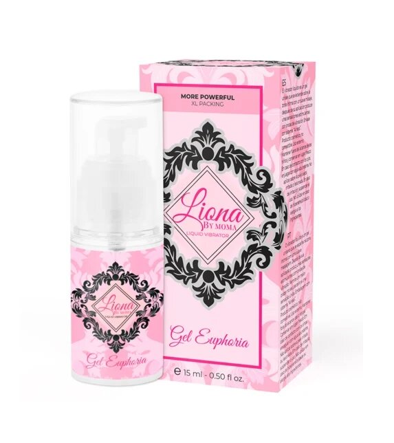 LIONA BY MOMA Gel stimulant EUPHORIA Liquid Vibrator pentru cresterea dorintei sexuale si stimularea clitorisului 6 ml