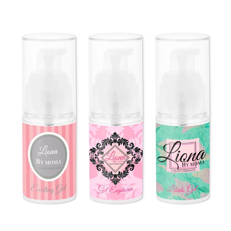 LIONA BY MOMA Gel stimulant EUPHORIA Liquid Vibrator pentru cresterea dorintei sexuale si stimularea clitorisului 6 ml