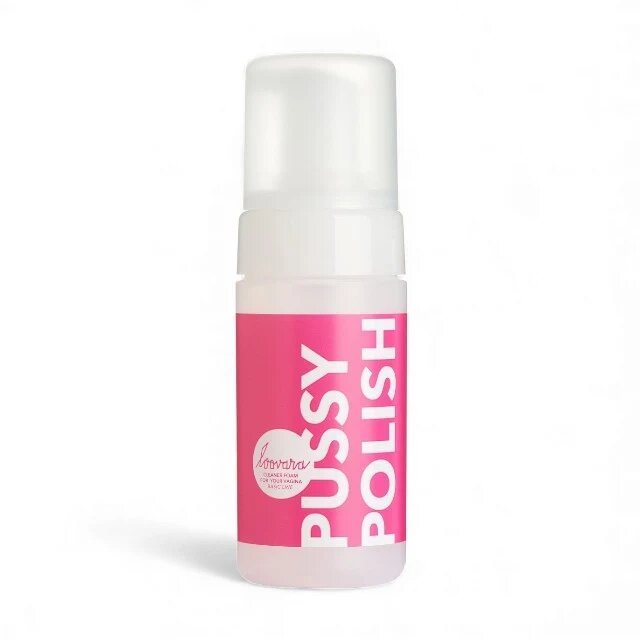 LOOVARA Spumă de curățare intimă Pussy Polish cu aloe vera și pantenol pentru femei 100 ml
