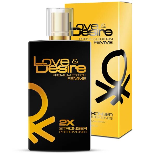 LOVE & DESIRE Parfum natural cu feromoni GOLD SHSpentru femei 100 ml