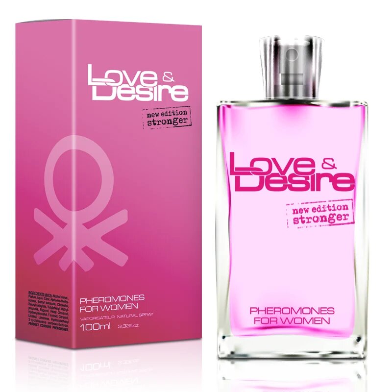 LOVE & DESIRE Parfum natural cu feromoni pentru femei 100 ml