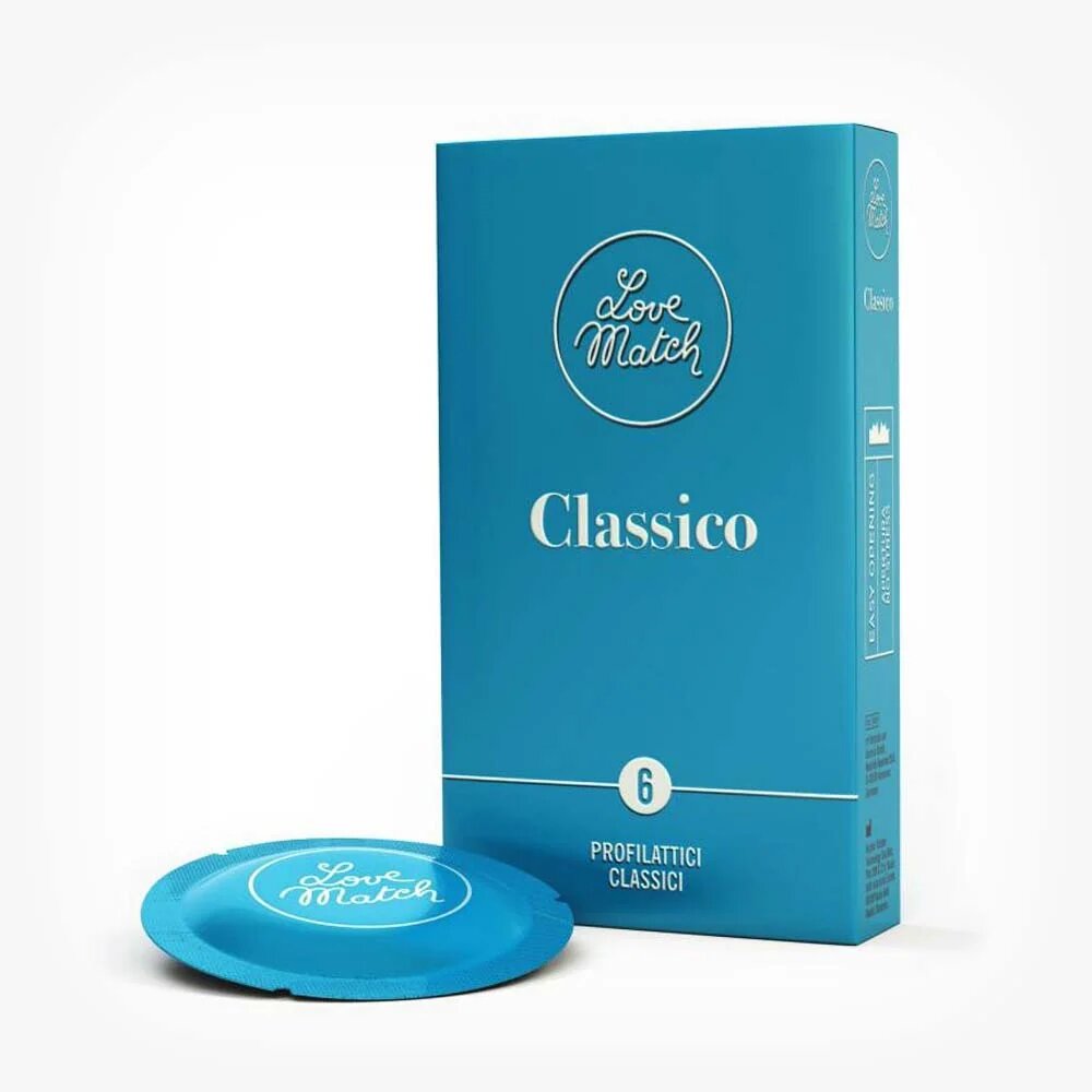Love Match Prezervative profesionale Classico senzatie naturala si confort 6 buc