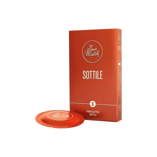 Love Match Prezervative Sottile din latex natural subțiri diametru 53 mm 6 buc