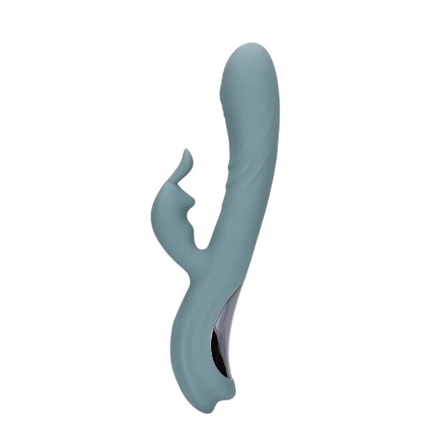 Loveline Vibrator rabbit Fingering Motion Rabbit Vibrator cu funcție de mișcare internă 20 funcții de vibrație gri