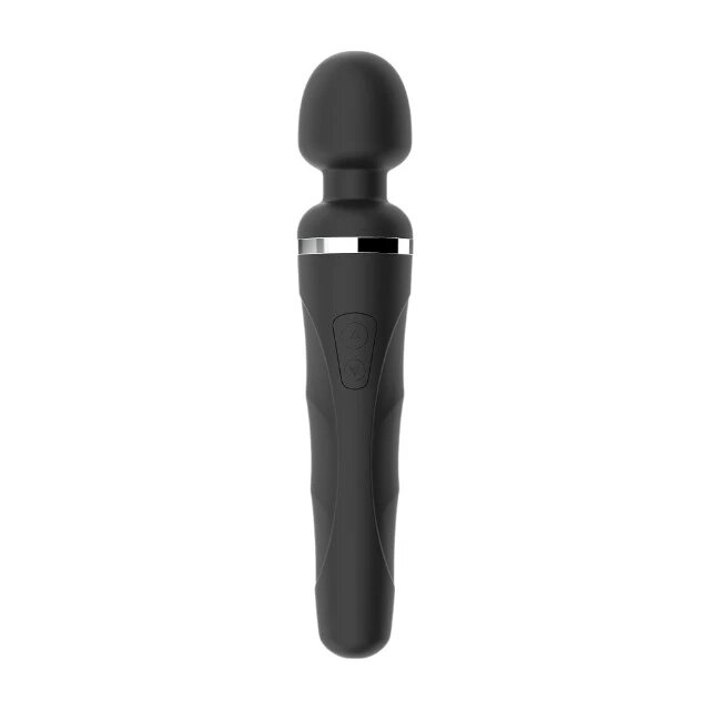Lovense Aparat de masaj Domi 2 Wand Vibrator control prin aplicație funcții de vibrație nelimitate sincronizare cu muzică negru