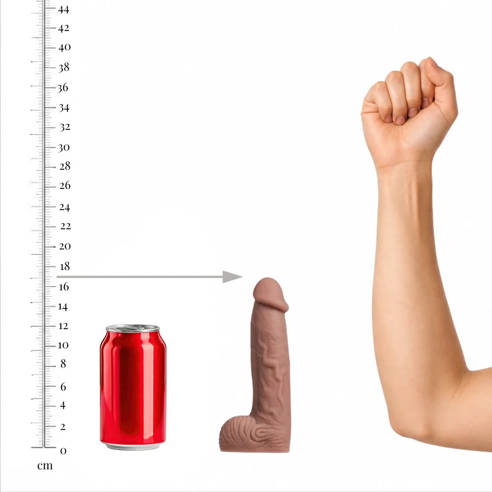 Lovense Dildo Dildo S cu sistem Vac-U-Lock compatibil cu mașini de sex lungime 17 cm culoarea pielii