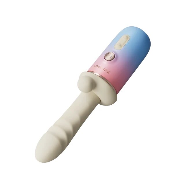 Lovense Mașină de sex Spinel control prin aplicație până la 1200 pulsații/min funcție de încălzire capete interschimbabile bază cu ventuză