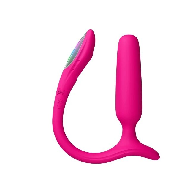 Lovense Vibrator anal Lush Anal control prin aplicație din silicon medical până la 7500 vibrații pe minut culoare roz