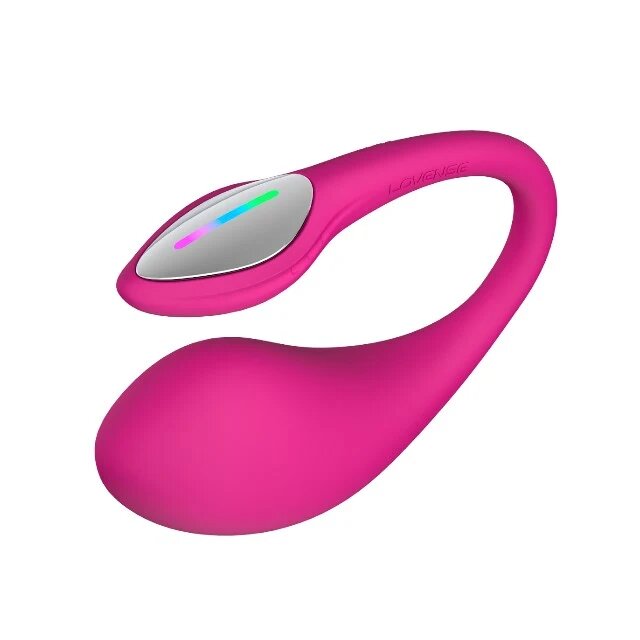 Lovense Vibrator Lush 4 pentru stimularea clitorisului și punctului G control prin aplicație până la 7000 vibrații pe minut roz