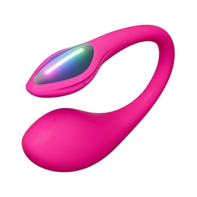 Lovense Vibrator Lush Mini pentru stimularea clitorisului și punctului G control prin aplicație până la 7000 vibrații / minut roz