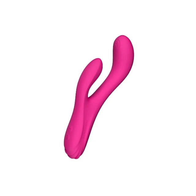 Lovense Vibrator rabbit Osci 3 cu stimulator dublu control prin aplicație funcție de încălzire funcții de vibrație nelimitate roz