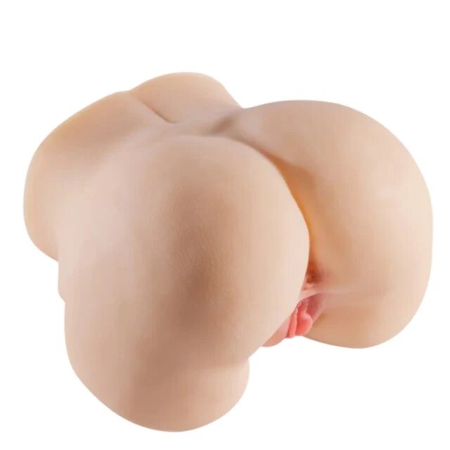 LOVESECRET Masturbator realist cu vibrații XXL Vibrating simulare vaginală și anală în formă de fund 5kg culoarea pielii