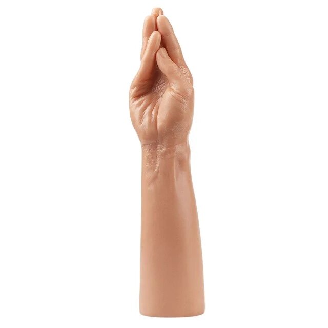 LoveToy Dildo Fisting Extreme Magic Hand în formă de mână lungime 35 cm diametru 7.5 - 9 cm culoarea pielii