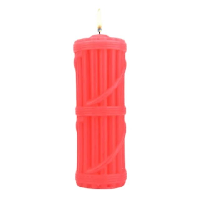 LOVING JOY Lumanare Bound to Play - Hot Wax Candle pentru jocuri erotice BDSM Rosie