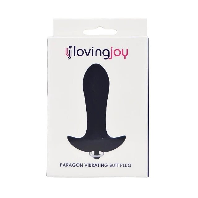 LOVING JOY Plug Anal cu vibrații Paragon 7 funcții de vibrație lungime inserabilă 8 cm diametru 3.5 cm culoare negru