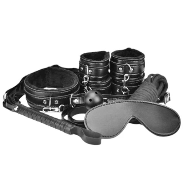 LOVING JOY Set 8 jucarii erotice LovingJoy - Beginner’s Bondage Kit BDSM negru