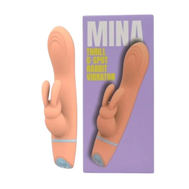 LOVING JOY Vibrator rabbit MINA THRILL G-SPOT din silicon 5 funcții de vibrație rezistent la apă culoare portocaliu(N12559)