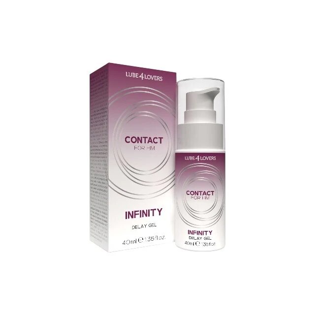 Lube4lovers Gel Infinity Delay Gel pentru întârzierea ejaculării pe bază de apă compatibil cu prezervative 40 ml