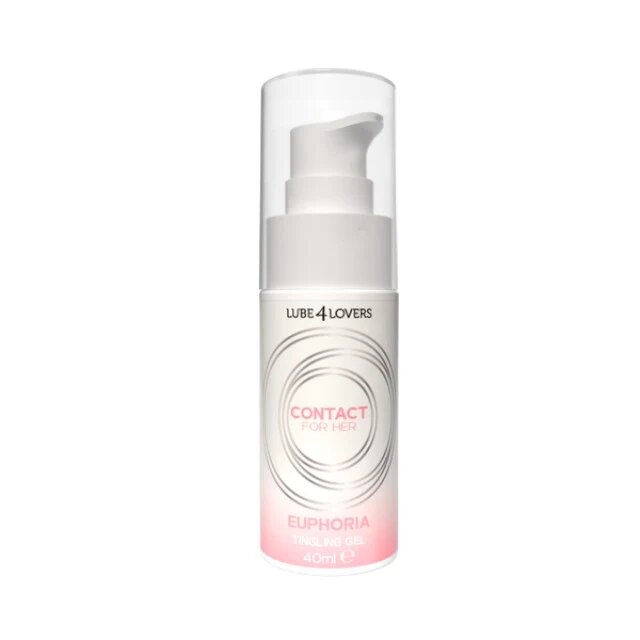Lube4lovers Gel intim pentru femei Euphoria Tingling Gel pentru stimularea clitorisului efect de furnicături cu ulei de mentă 40 ml