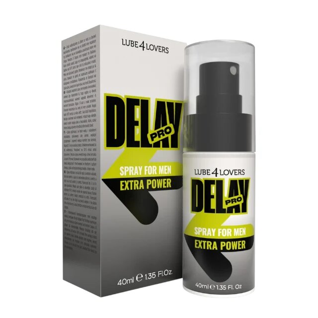 Lube4lovers Spray Delay Pro pentru întârzierea ejaculării extracte naturale pe bază de apă 40 ml