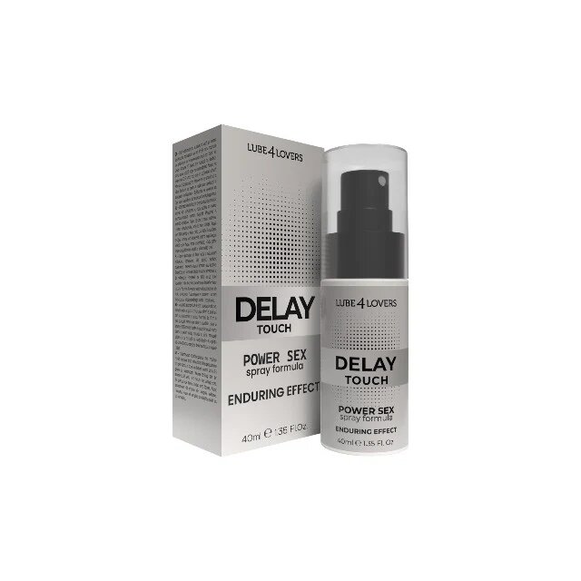 Lube4lovers Spray Delay Touch Power Sex pentru întârzierea ejaculării pe bază de apă cu ginseng 40 ml