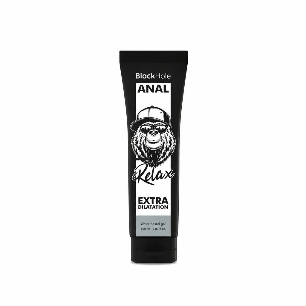  Lubrifiant anal BLACK HOLE - Extra Dilatation textură groasă relaxant pe bază de apă 150 ml