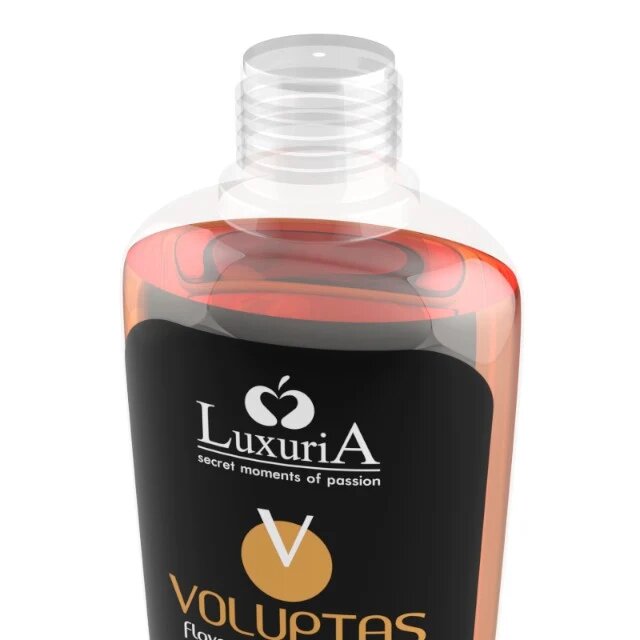LUXURIA Gel pentru masaj Voluptas Caramel cu efect de încălzire aromă naturală de caramel 100 ml