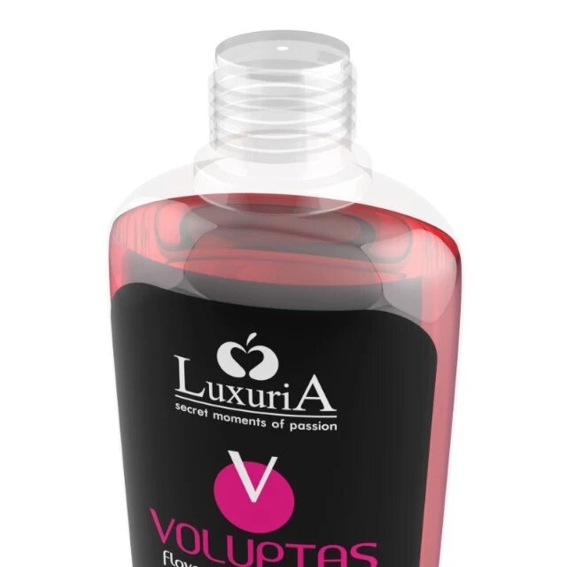 LUXURIA Gel pentru masaj Voluptas Cherry cu efect de încălzire aromă naturală de cireșe 100 ml