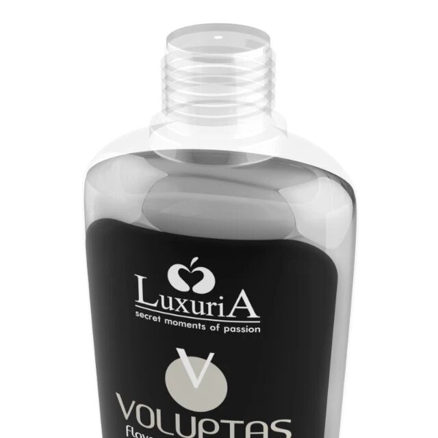 LUXURIA Gel pentru masaj Voluptas Choco Coconut cu efect de încălzire aromă naturală de ciocolată cu cocos 100 ml