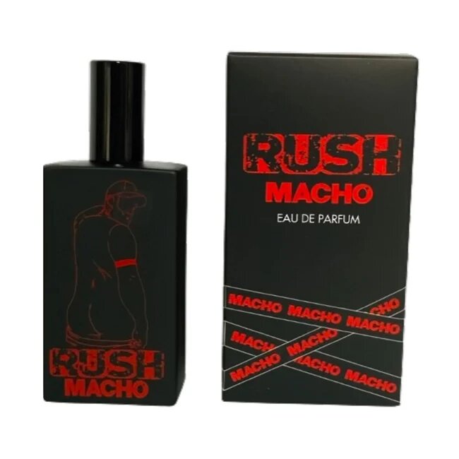MACHO Apă de parfum RUSH pentru bărbați cu note de lămâie salvie și ambră neagră 30 ml