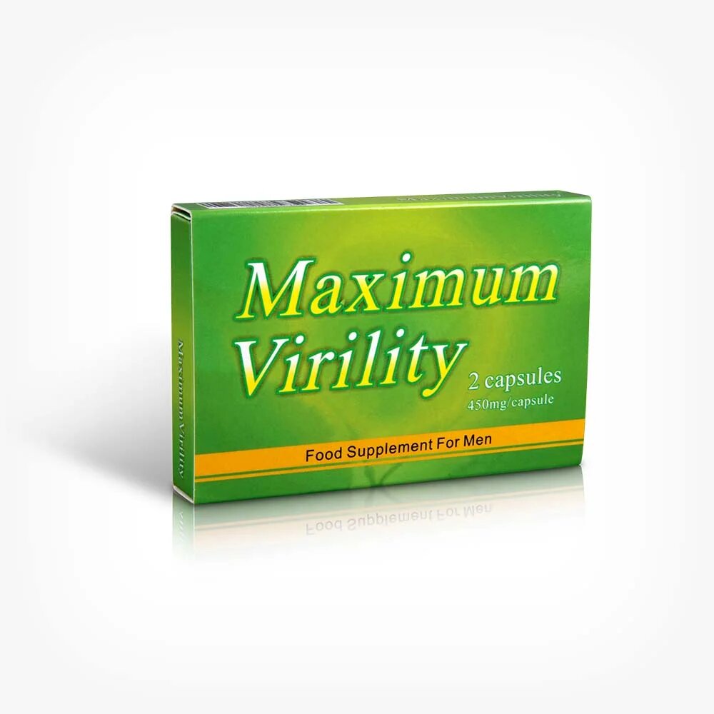 MAXIMUM VIRILITY Capsule naturale pentru erectie si stimulare libidou barbati 2 capsule