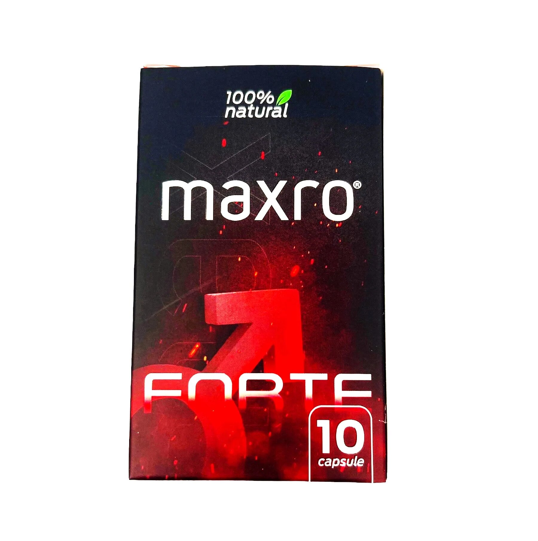 MAXRO Capsule FORTE pentru imbunatatirea performantelor sexuale cresterea apetitului sexual si erectie pentru barbati 10 buc
