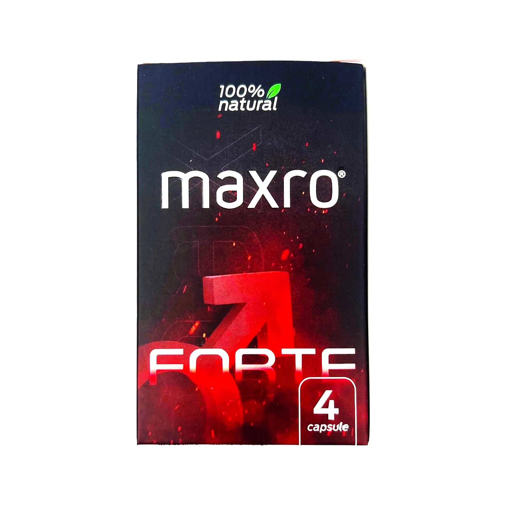 MAXRO Capsule FORTE pentru imbunatatirea performantelor sexuale cresterea apetitului sexual si erectie pentru barbati 4 buc