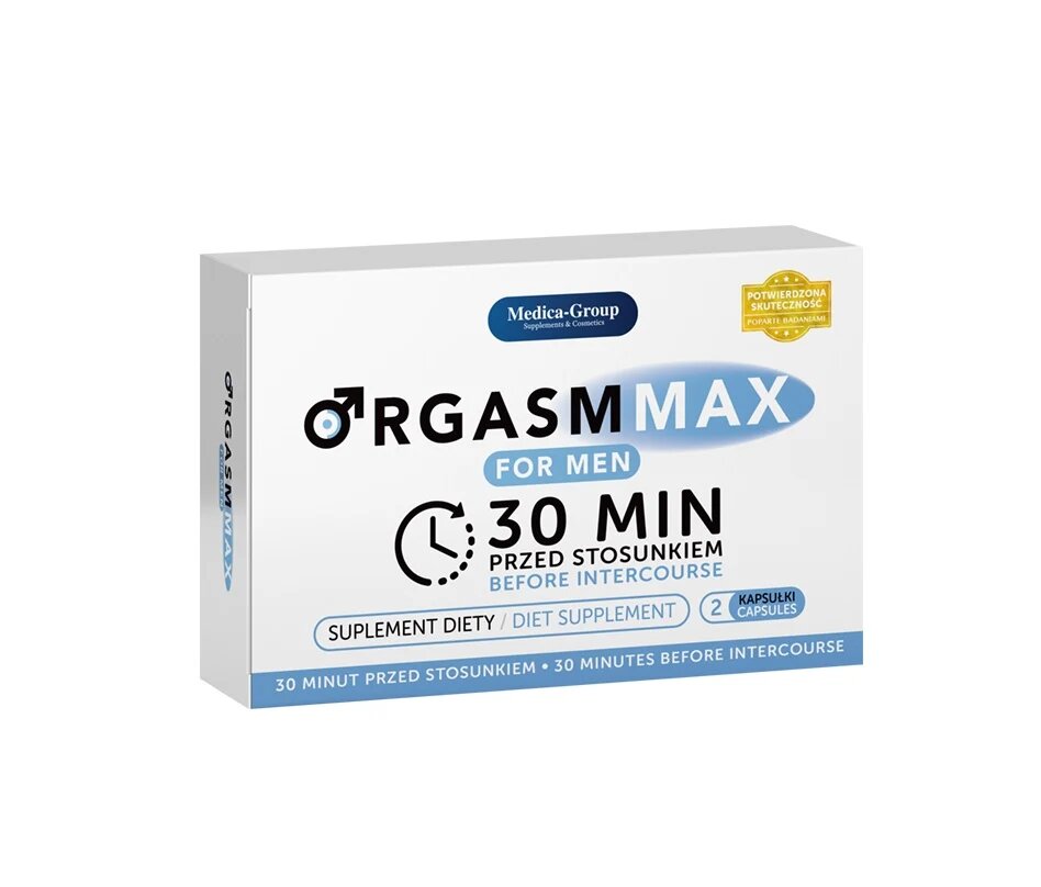 MEDICA GROUP Capsule MEDICA-GROUP OrgasmMax Men pentru potență erecții puternice și creșterea libidoului masculin 2 buc
